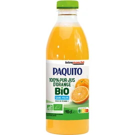 Pur jus d'orange BIO sans pulpe - riche en vitamine C (90 cl)