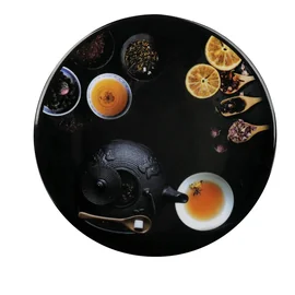 Dessous de plat décor thé noir (l'unité)