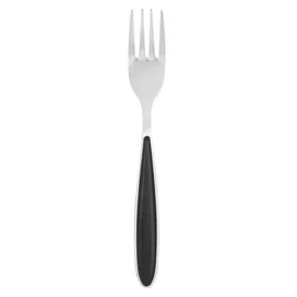 Fourchette inox coloris noir décor jazz (l'unité)