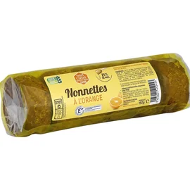 Nonnettes au miel (21%) fourrées à l'orange (150g)